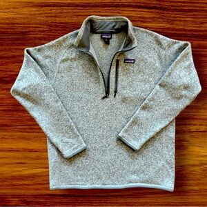 Patagonia Men's Better Sweater 1/4 Zip Pullover - Stonewash